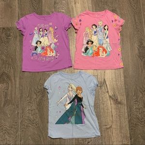 Disney Princess T Shirts Size 7